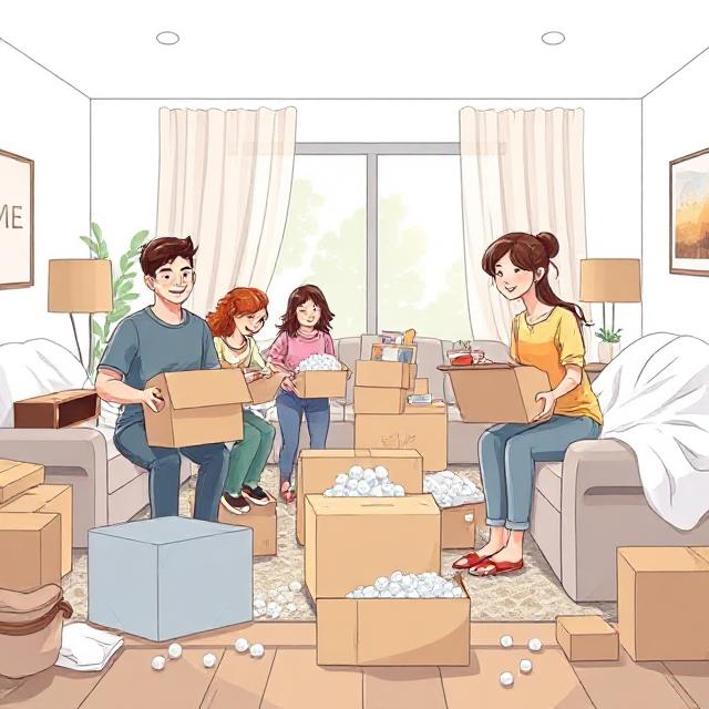 بسته بندی اثاثیه منزل